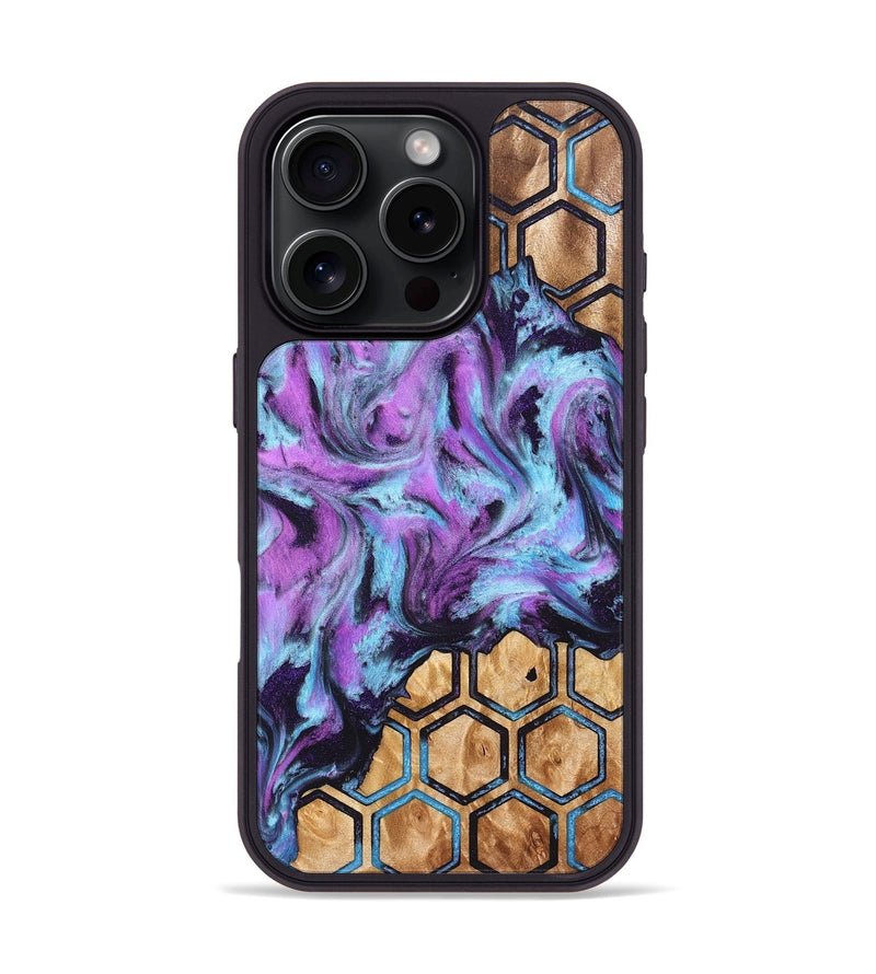 iPhone 16 Pro Wood Phone Case - Mercy (Pattern, 831929)