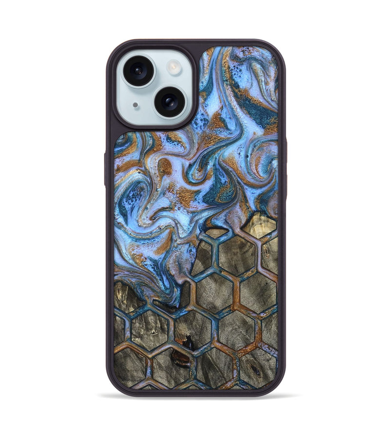 iPhone 15 Wood Phone Case - Ardith (Pattern, 831930)