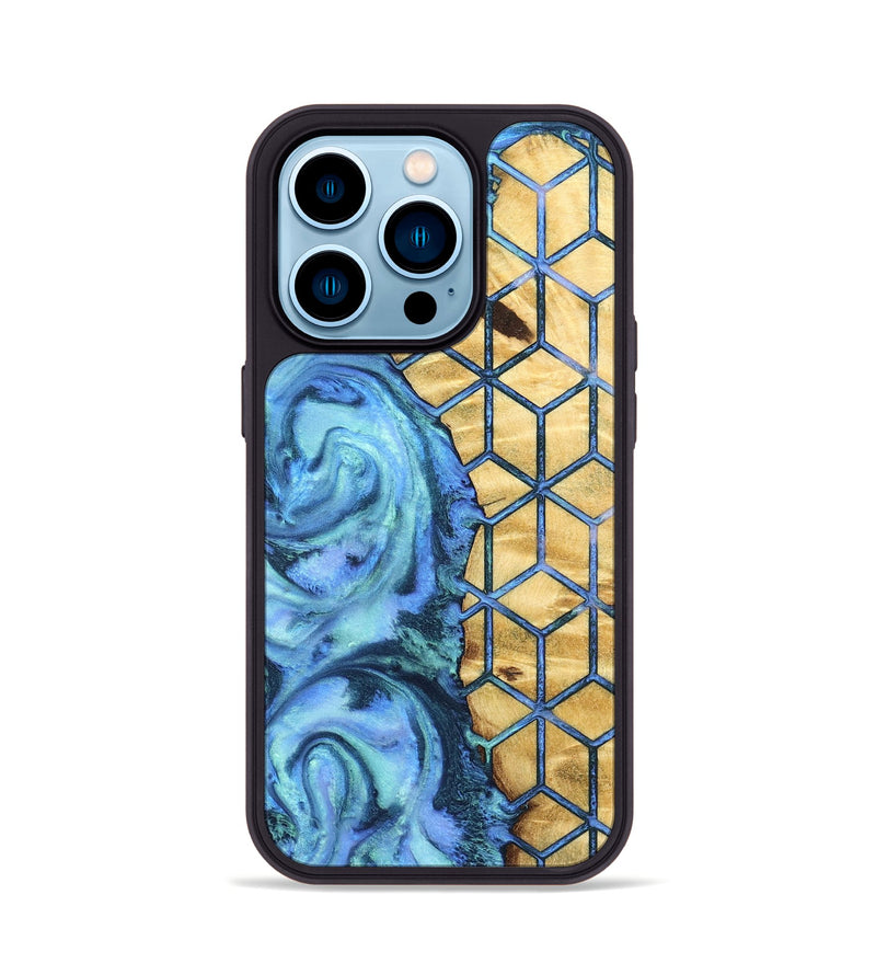 iPhone 14 Pro Wood Phone Case - Cindy (Pattern, 831931)