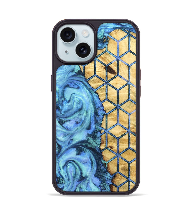 iPhone 15 Wood Phone Case - Cindy (Pattern, 831931)