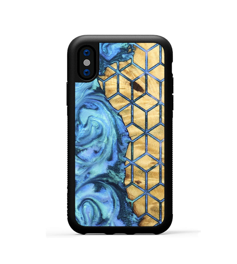 iPhone Xs Wood Phone Case - Cindy (Pattern, 831931)