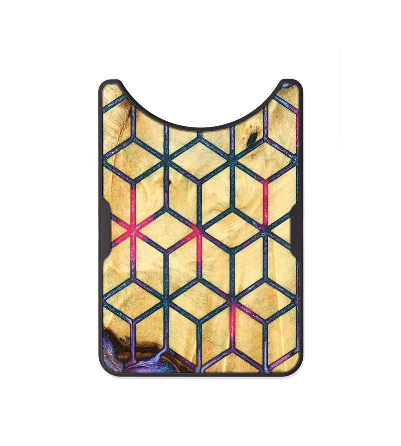 Alloy Wood Wallet - Aila (Pattern, 831932)