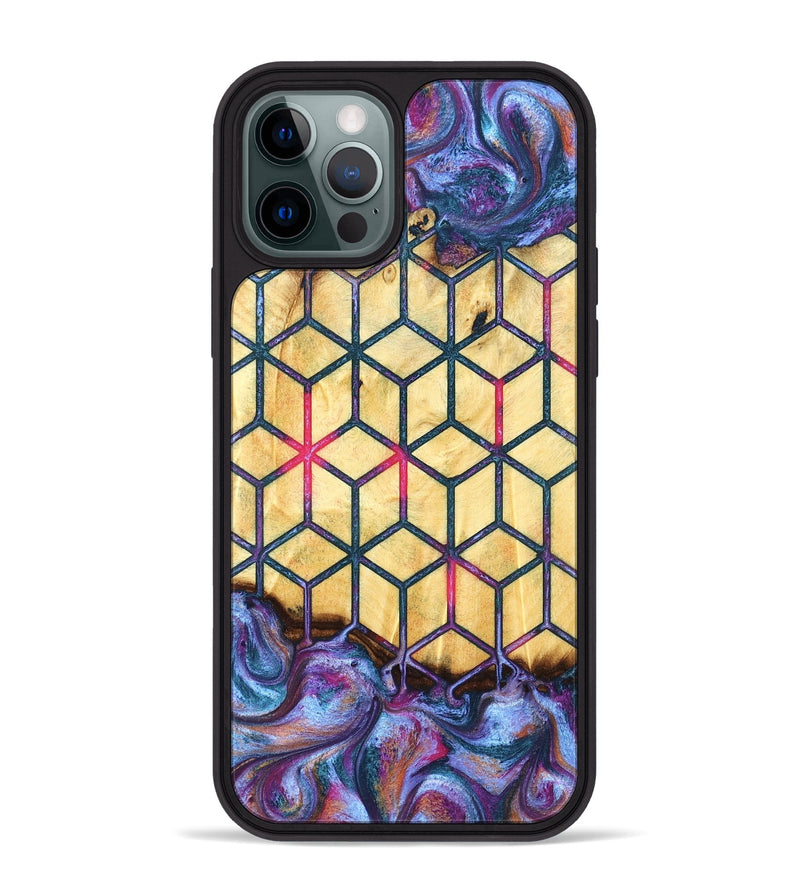 iPhone 12 Pro Max Wood Phone Case - Aila (Pattern, 831932)