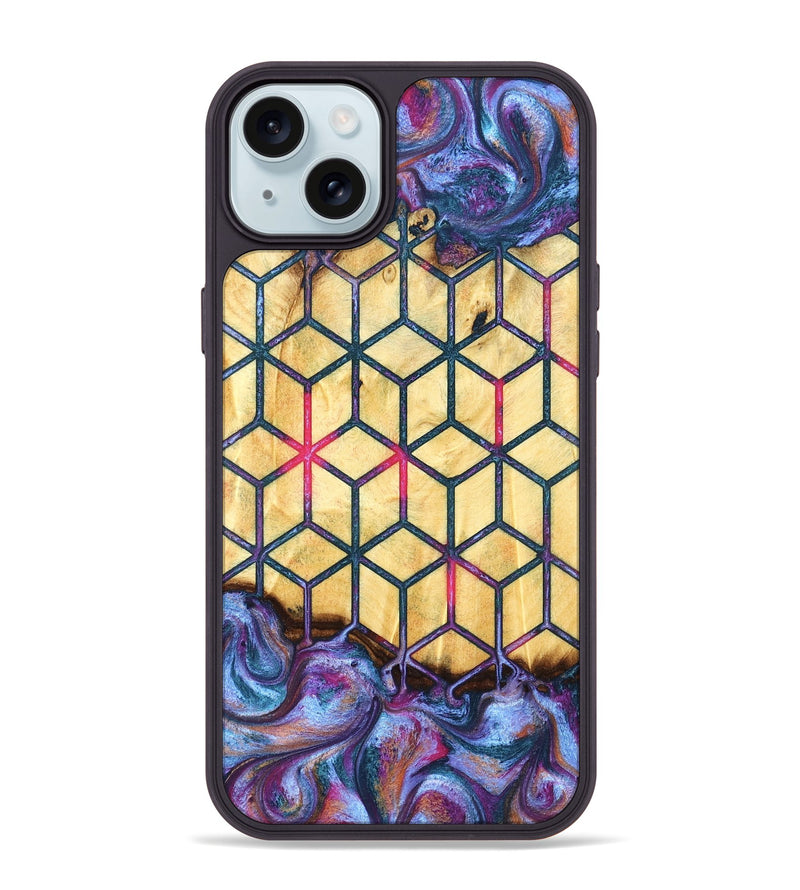 iPhone 15 Plus Wood Phone Case - Aila (Pattern, 831932)