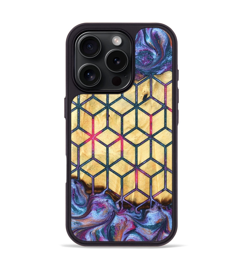 iPhone 16 Pro Wood Phone Case - Aila (Pattern, 831932)