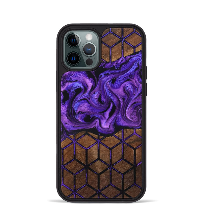 iPhone 12 Pro Wood Phone Case - Maleah (Pattern, 831933)