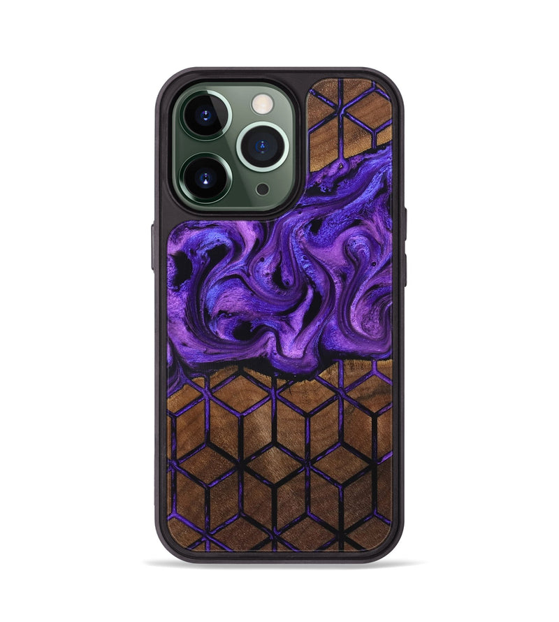 iPhone 13 Pro Wood Phone Case - Maleah (Pattern, 831933)