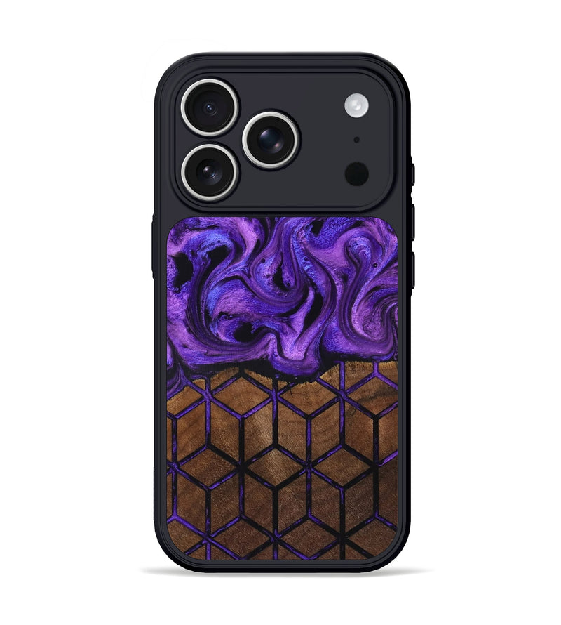 iPhone 17 Pro Wood Phone Case - Maleah (Pattern, 831933)