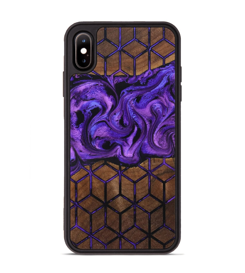iPhone Xs Max Wood Phone Case - Maleah (Pattern, 831933)