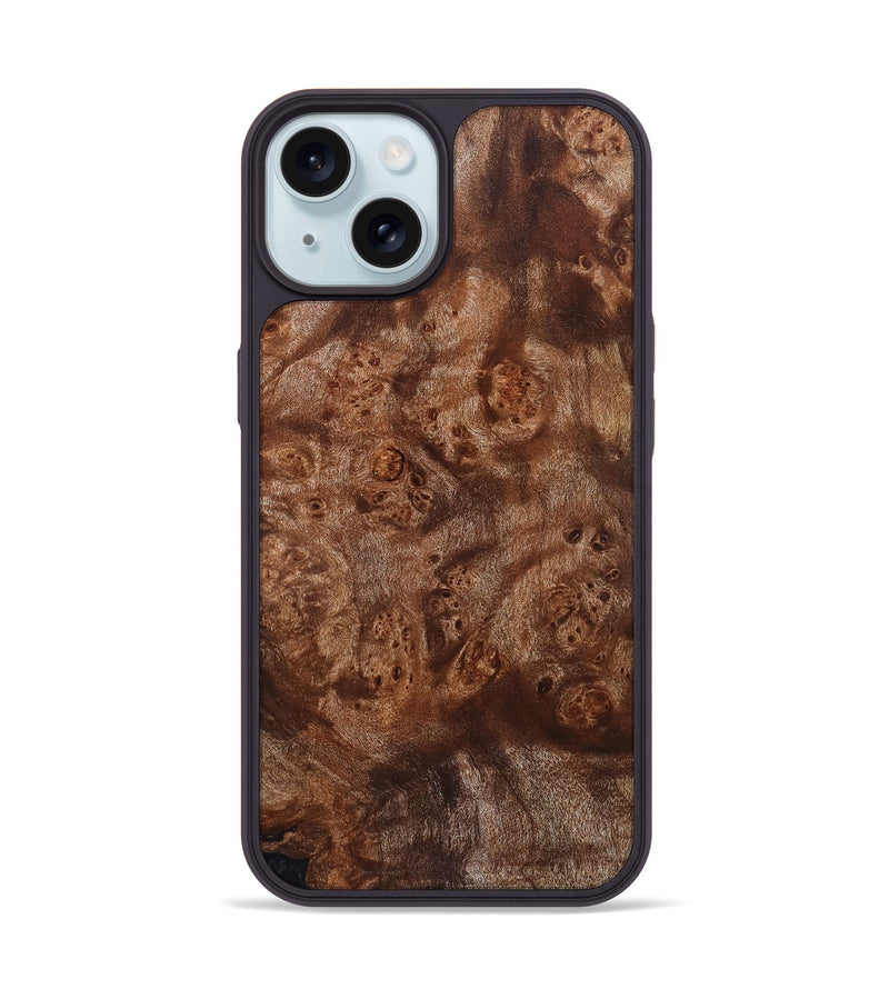 iPhone 15 Wood Phone Case - Norris (Wood Burl, 831936)
