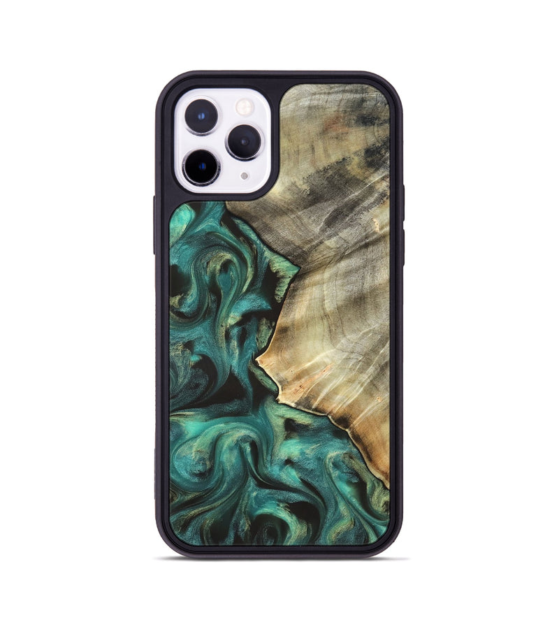 iPhone 11 Pro Wood Phone Case - Kobe (Green, 831940)
