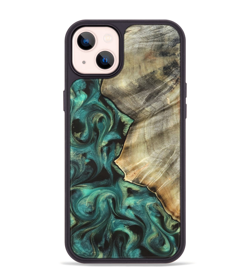 iPhone 14 Plus Wood Phone Case - Kobe (Green, 831940)