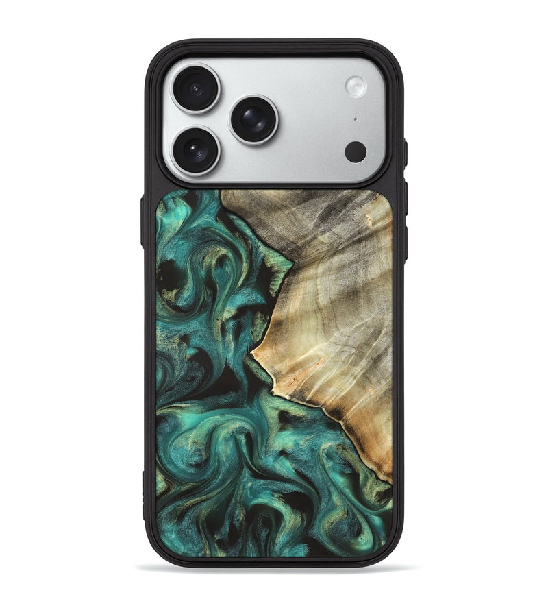 iPhone 18 Pro Max Wood Phone Case - Kobe (Green, 831940)