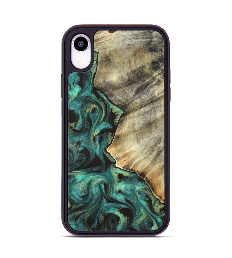 iPhone Xr Wood Phone Case - Kobe (Green, 831940)