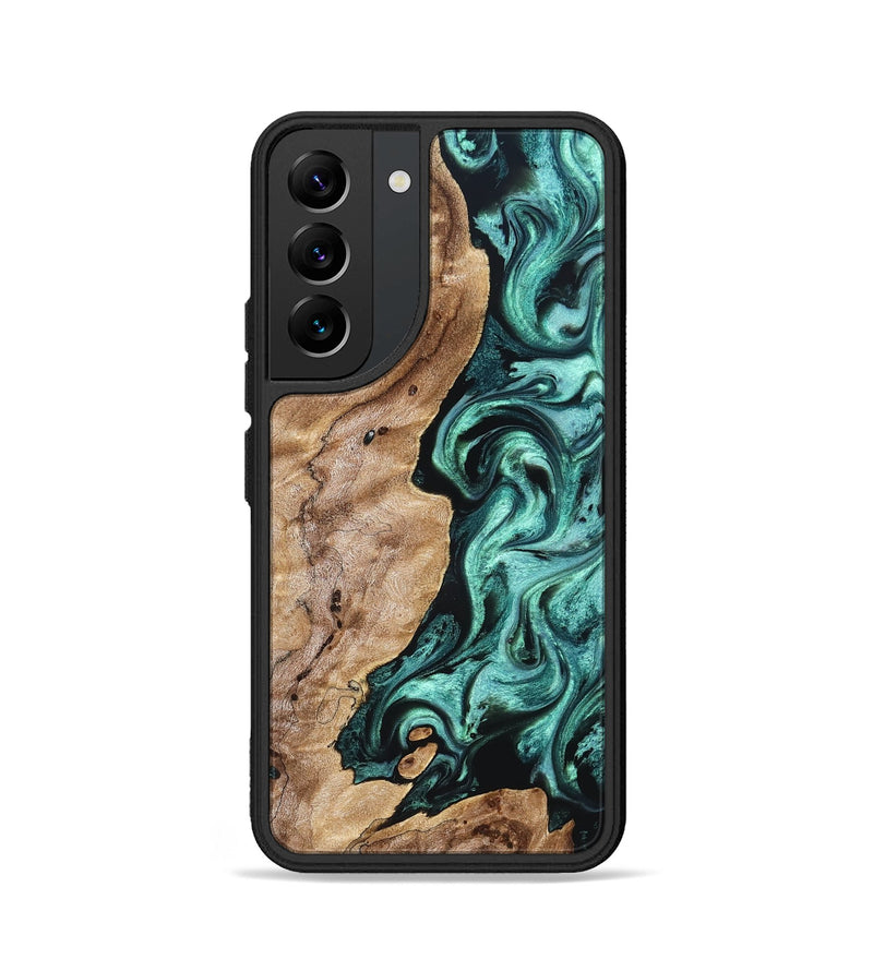 Galaxy S22 Wood Phone Case - Kameron (Green, 831943)