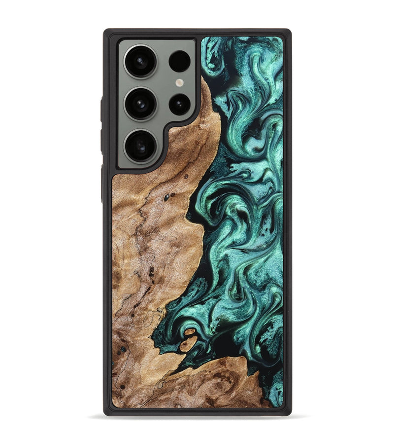 Galaxy S23 Ultra Wood Phone Case - Kameron (Green, 831943)