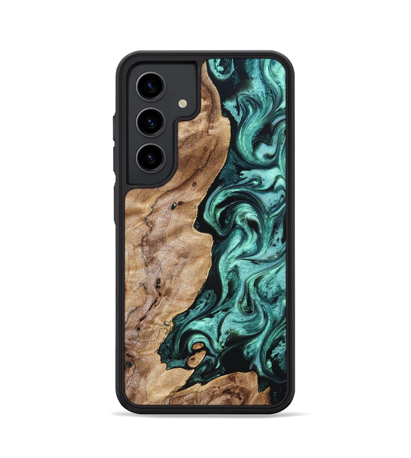 Galaxy S24 Wood Phone Case - Kameron (Green, 831943)
