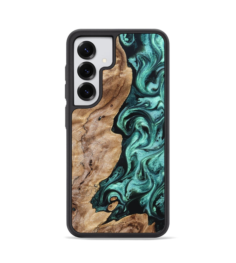 Galaxy S25 Wood Phone Case - Kameron (Green, 831943)