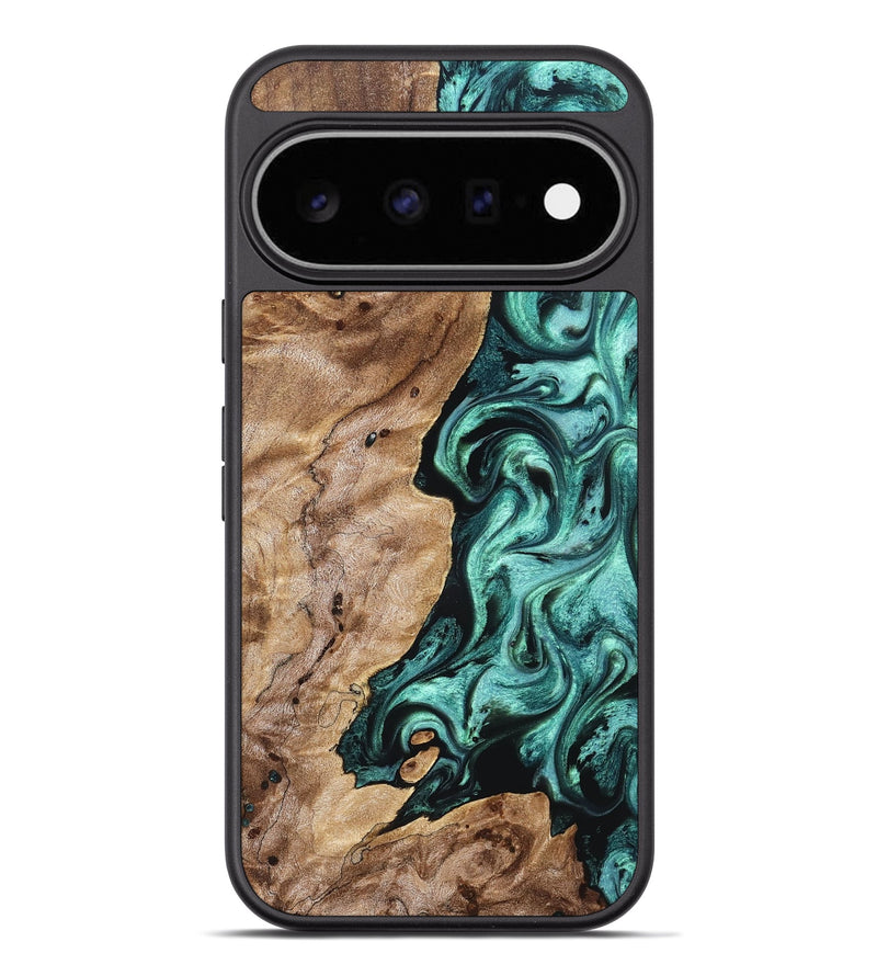 Pixel 11 Pro XL Wood Phone Case - Kameron (Green, 831943)