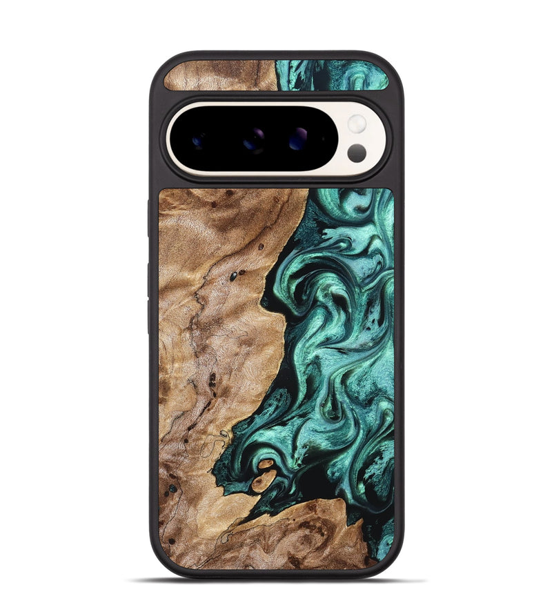 Pixel 9 Wood Phone Case - Kameron (Green, 831943)