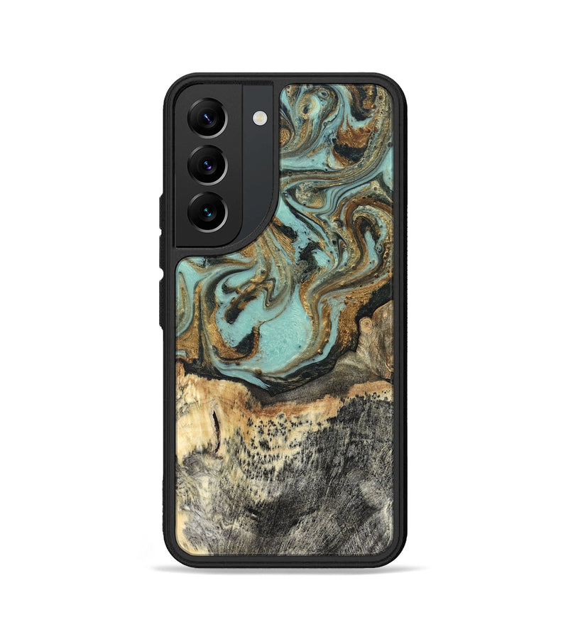 Galaxy S22 Wood Phone Case - Hedwig (Green, 831944)