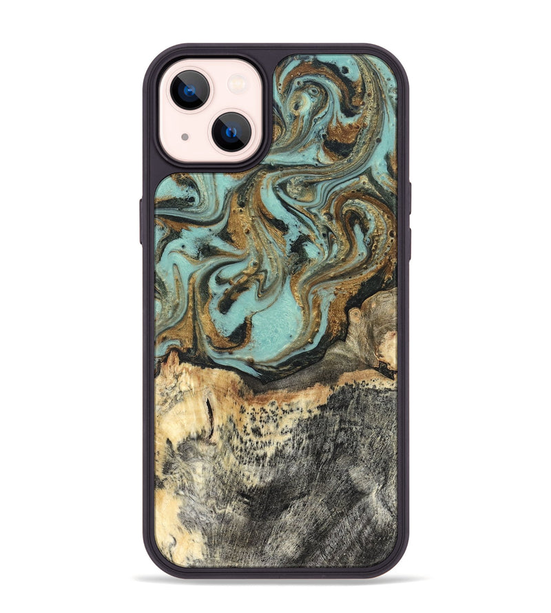 iPhone 14 Plus Wood Phone Case - Hedwig (Green, 831944)