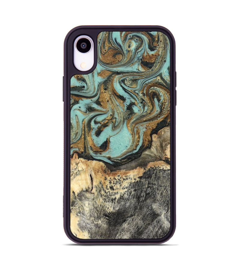 iPhone Xr Wood Phone Case - Hedwig (Green, 831944)