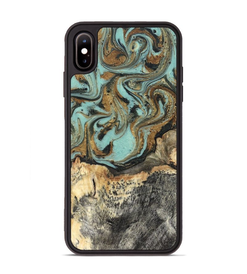 iPhone Xs Max Wood Phone Case - Hedwig (Green, 831944)