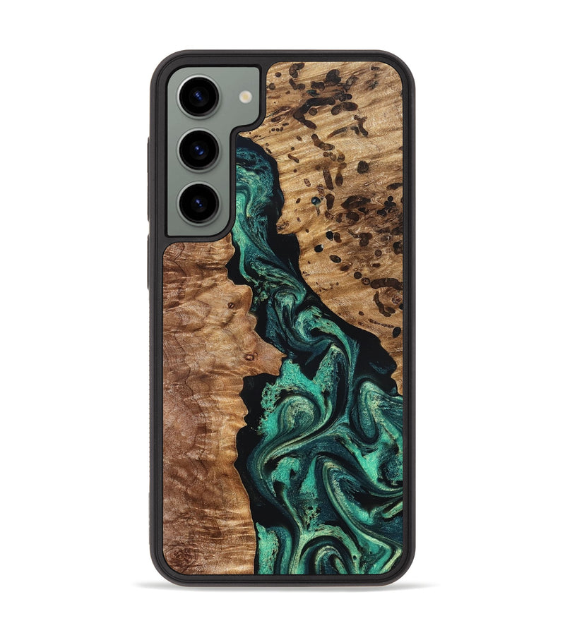 Galaxy S23 Plus Wood Phone Case - Darwin (Green, 831945)
