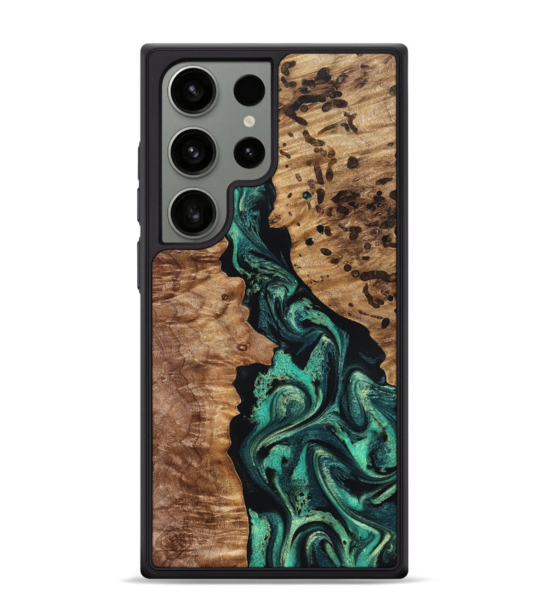 Galaxy S24 Ultra Wood Phone Case - Darwin (Green, 831945)