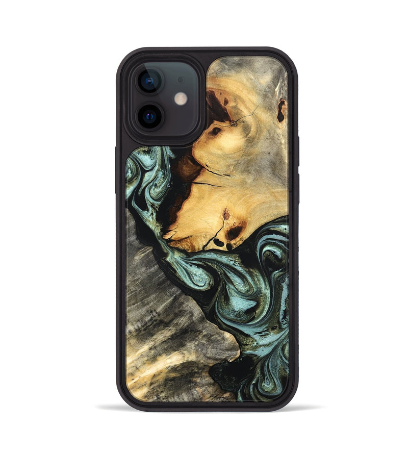 iPhone 12 Wood Phone Case - Forest (Green, 831946)