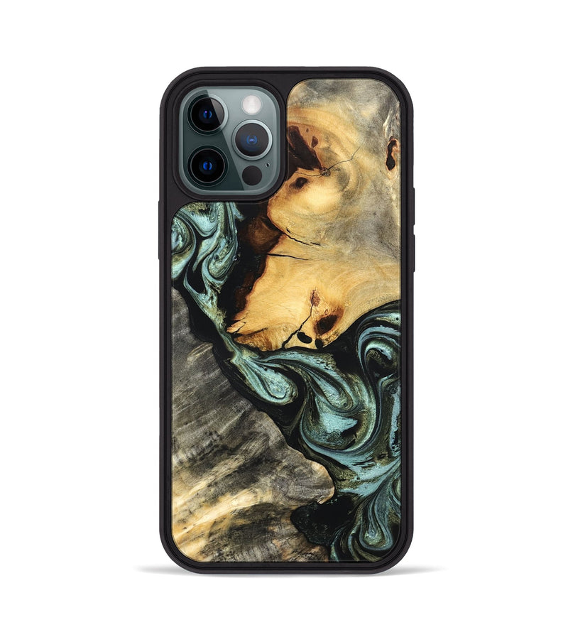 iPhone 12 Pro Wood Phone Case - Forest (Green, 831946)