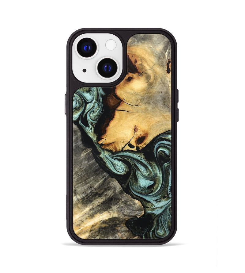 iPhone 13 Wood Phone Case - Forest (Green, 831946)
