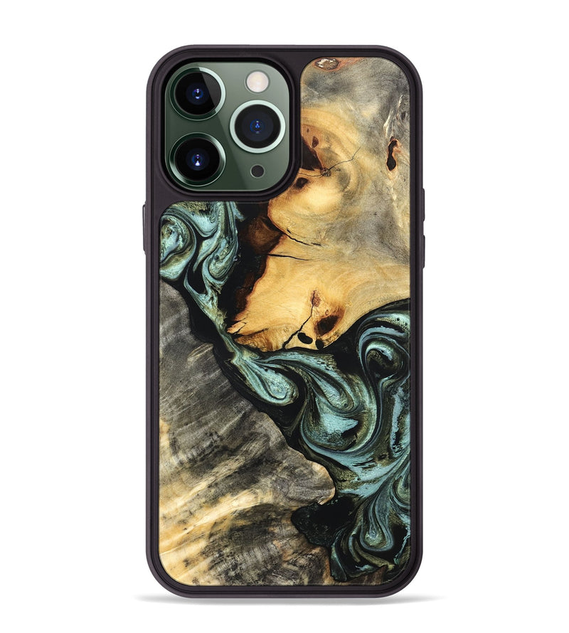 iPhone 13 Pro Max Wood Phone Case - Forest (Green, 831946)