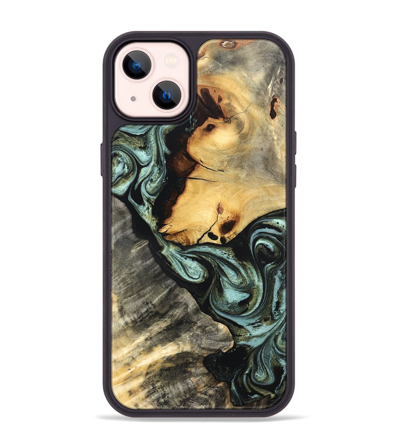 iPhone 14 Plus Wood Phone Case - Forest (Green, 831946)