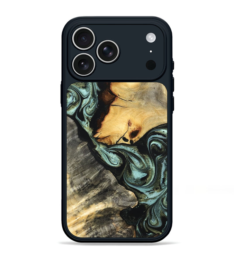 iPhone 17 Pro Max Wood Phone Case - Forest (Green, 831946)