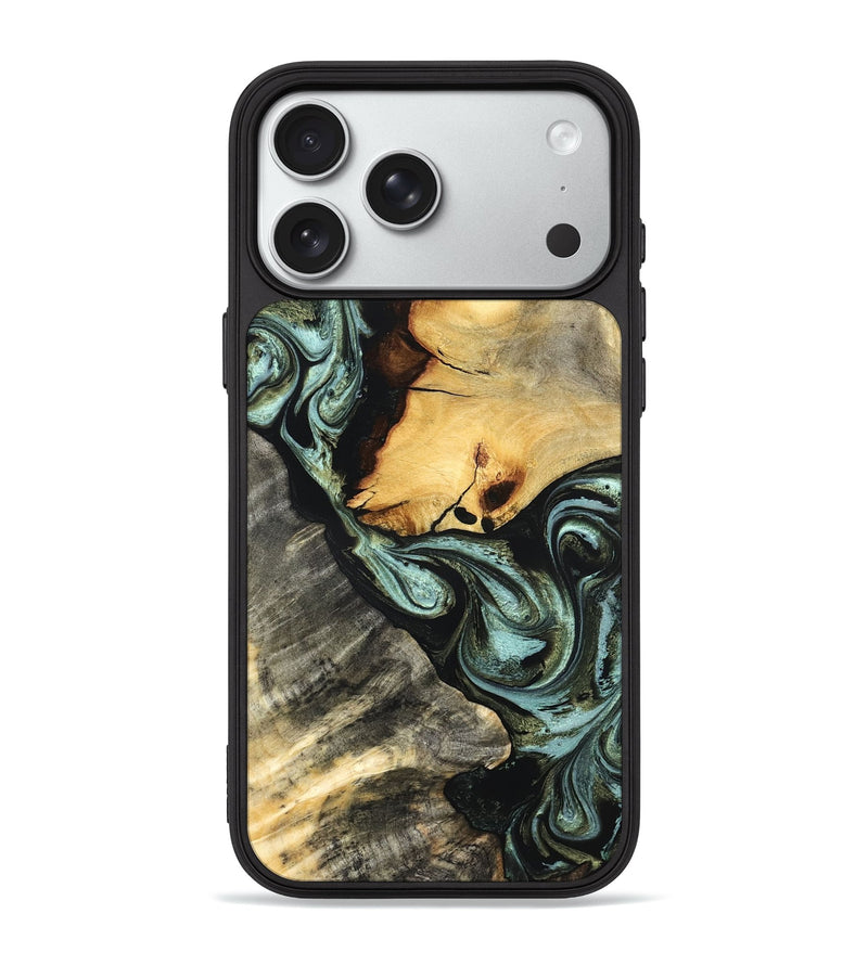 iPhone 18 Pro Max Wood Phone Case - Forest (Green, 831946)
