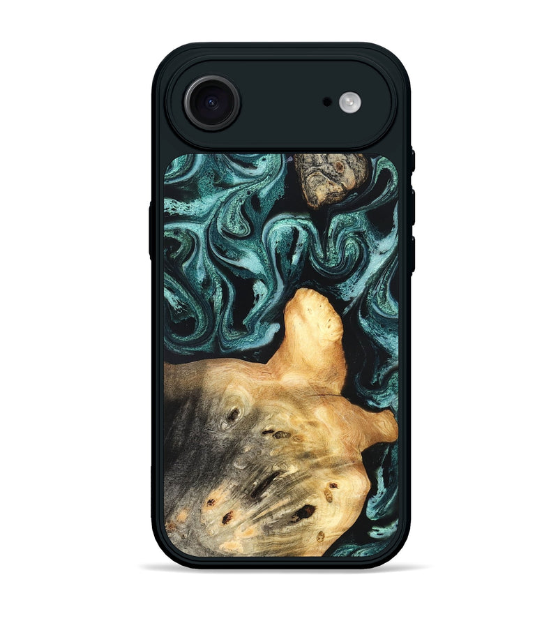 iPhone 17 Air Wood Phone Case - Killian (Green, 831947)