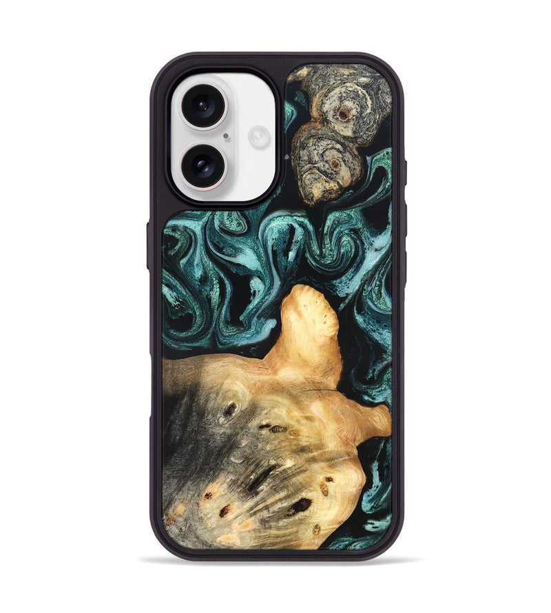 iPhone 17 Wood Phone Case - Killian (Green, 831947)