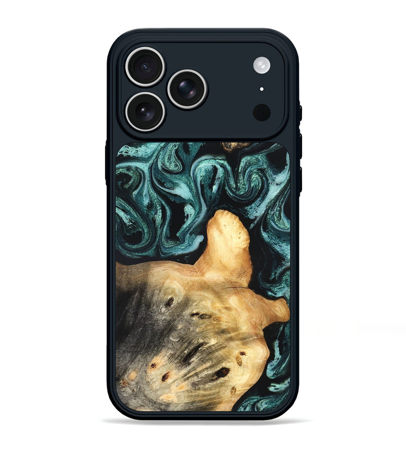 iPhone 17 Pro Max Wood Phone Case - Killian (Green, 831947)
