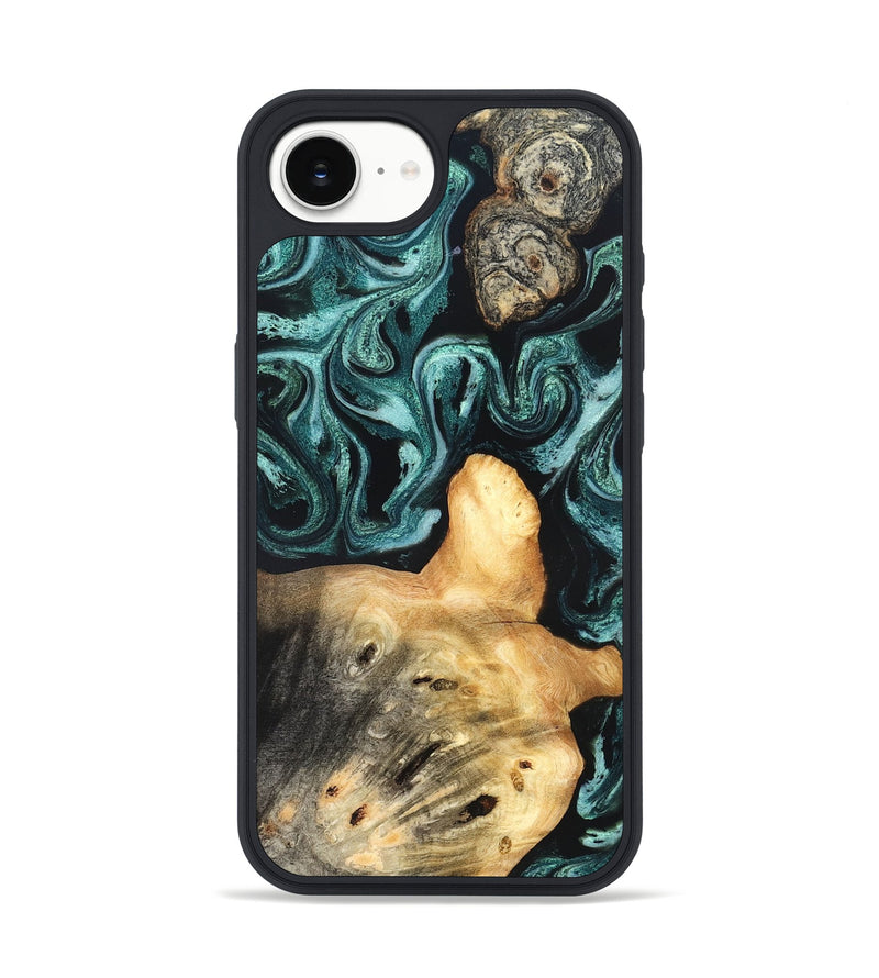 iPhone 17e Wood Phone Case - Killian (Green, 831947)