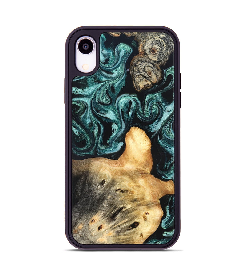 iPhone Xr Wood Phone Case - Killian (Green, 831947)