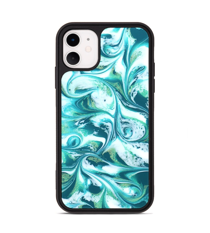 iPhone 11 ResinArt Phone Case - Lynsey (Green, 831948)