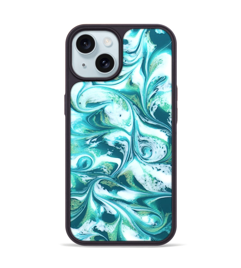 iPhone 15 ResinArt Phone Case - Lynsey (Green, 831948)