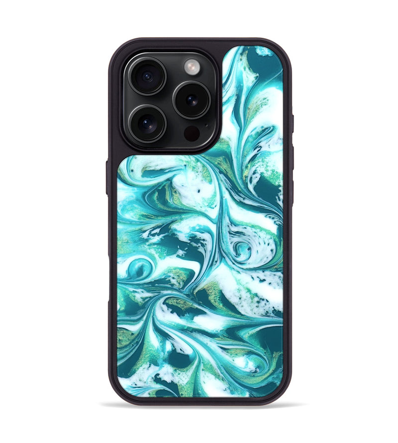 iPhone 16 Pro ResinArt Phone Case - Lynsey (Green, 831948)