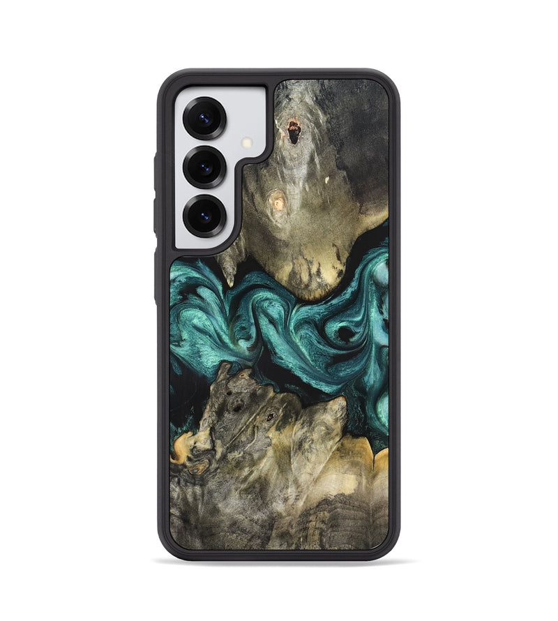 Galaxy S25 Wood Phone Case - Kaylah (Green, 831949)