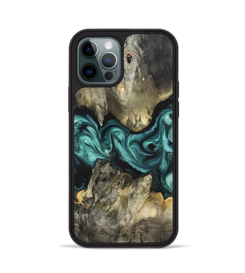 iPhone 12 Pro Wood Phone Case - Kaylah (Green, 831949)