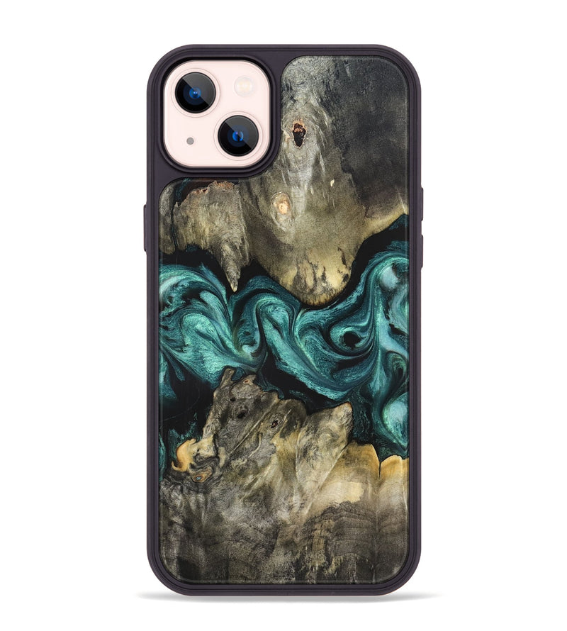 iPhone 14 Plus Wood Phone Case - Kaylah (Green, 831949)