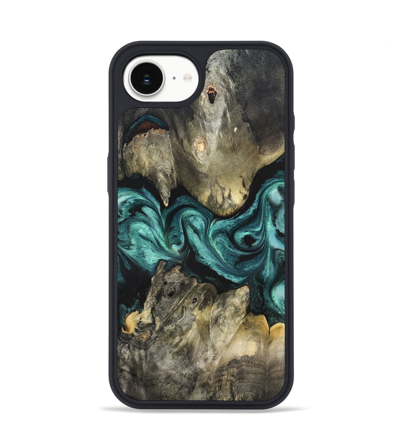 iPhone 16e Wood Phone Case - Kaylah (Green, 831949)