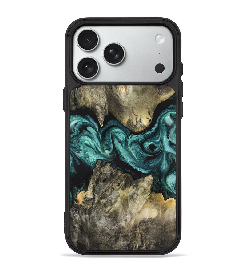 iPhone 18 Pro Max Wood Phone Case - Kaylah (Green, 831949)